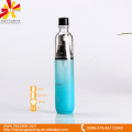 40ml wine shape airless pump bottle plastic container with lid handle